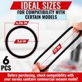6Pcs Sanitaire Vacuum Belts - Sanitaire Vacuum Parts - Durable, Flexible, Easy Installation, Long Service Life - Compatible with SC679K, SC684,