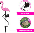 Solar Flamingo Lights Outdoor | Pink Flamingo Yard Decorations | Lawn Light Stakes Garden Ornaments