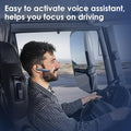 Bluetooth Headset with Microphone, Wireless Earpiece with Charging Case for Cellphones, PC, Single Ear Headset with Mute for Trucker Driver,