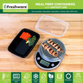 Freshware Meal Prep Containers [50 Pack] 1 Compartment Food Storage Containers with Lids, Bento Box, BPA Free, Stackable,