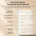PRODUCTIVITY STORE Gratitude & Self-Care Journal - Guided Mindfulness & Mental Health Journal All-In-One with Prompts for Self Discovery - Daily