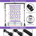 Portable Pilates Bar Kit with Resistance Bands for Men and Women - 3 Set Exercise Resistance Bands - Multifunctional Home Gym - Supports Full-Body
