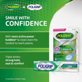 Super Poligrip Zinc Free Denture and Partials Adhesive Cream, 2.4 Ounce (Pack of 4)
