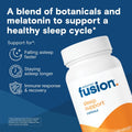 Bariatric Fusion Sleep Support | Vegan Sleep Supplement with Melatonin and Ashwagandha | Bariatric Vitamin for Adults* | Gluten, Dairy and Soy