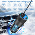 [Apple Mfi Certified] Phone 16 Car Charger Fast Charging, Caiinei 4.8A USB Power Cigarette Lighter USB-C Car Carplay Fast Charger + 6FT Type-C