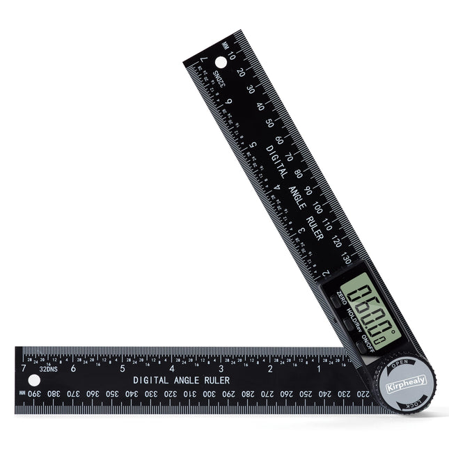 Digital Angle Finder Protractor, 7Inch 200Mm Angle Gauge Professional Measuring Tool, Third Generation Adjustable Angle 