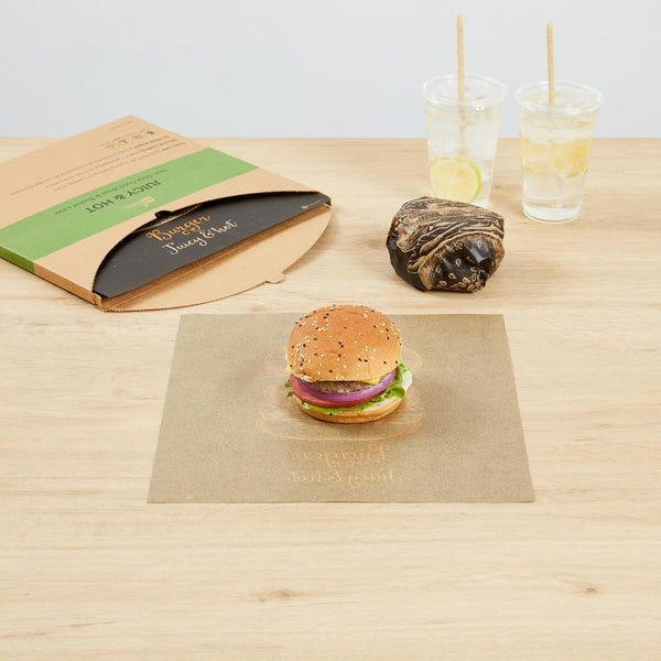 Restaurantware-Rw Base 12 Inch Deli Papers, 200 Juicy and Hot Sandwich Wrapping Papers - No Added PFAS, Greaseproof, Kraft Paper Food Basket
