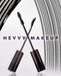 HEVVYMAKEUP Define Eyes Mascara Black Long & Lash - Lash Extension Lengthening, Defining - Feathery Soft, No Smudging, No Clumping - Korean Eye
