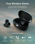 PHILIPS TAT1219 Wireless Earbuds,True Wireless Headphones,Powerful Bass with 10 Mm Driver,Clear Call Quality with AI Mic,18 H Battery