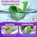 8 Pack Reusable Mop Pads Compatible for Swiffer Powermop,Microfiber Mop Pads for 13-15'' Spray Mop, Floor Mop Pads Refills for Swiffer, Machine
