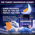 Magnesium Glycinate 2150MG Gummies for Women and Men, High Absorption Magnesium Glycinate, Citrate, Malate Gummies for Adults & Kids, Magnesium