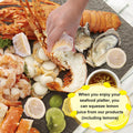 200Pcs Lemon Covers for Squeezing, Reusable Lemon Wedge Bags Stretch Wraps Mesh Lemon Juice Net Squeezer Cloths for Seed-Free Extraction, Ideal