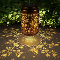 Solar Lantern Outdoor Hanging Lights Christmas Birthday Gifts for Women Mom and Grandma Butterfly Flower Metal Garden Decor outside Waterproof LED