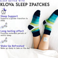 Klova Sleep Support Patches with Ashwagandha, L-Theanine, Hops, Melatonin, Valerian, GABA and Other Natural Ingredients: for Falling Asleep