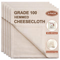 Cheese Cloths, 3PCS Precut 20X20 Inch, Grade 100 Hemmed Cheesecloth for Straining Cooking, Fine Mesh Cloth Strainer Reusable, 100% Unbleached