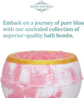 Crystal Bath Bombs (6 Pack) Luxurious Aromatherapy Bath Bombs Enriched with Nourishing Bath Salts for Silky Smooth Skin & Pleasantly Scented for