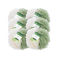 Ecotools Green 2-In-1 Ecopouf, Dual-Sided Shower Loofah Exfoliates & Cleanses Skin, Made of Recycled Netting, Removes Dead Skin, Eco-Friendly Bath