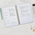 Beautiful Daily Planner and Notebook with Hourly Schedule - Aesthetic Spiral to Do List Notepad to Easily Organize Your Work Tasks and