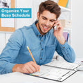 Dunwell Large Appointment Book 2025-2026 (Colorful), July 2025 - June 2026, 8.5 X 11 Appointment Planner 15 Minute Increments, Schedule Book with