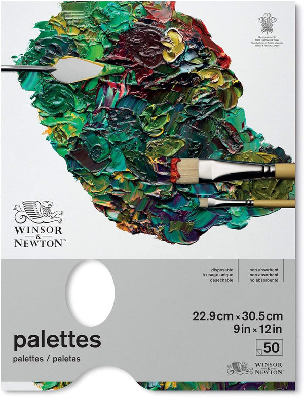 Winsor & Newton Professional Tear off Palette Paper, Transparent 9-X-12-Inch