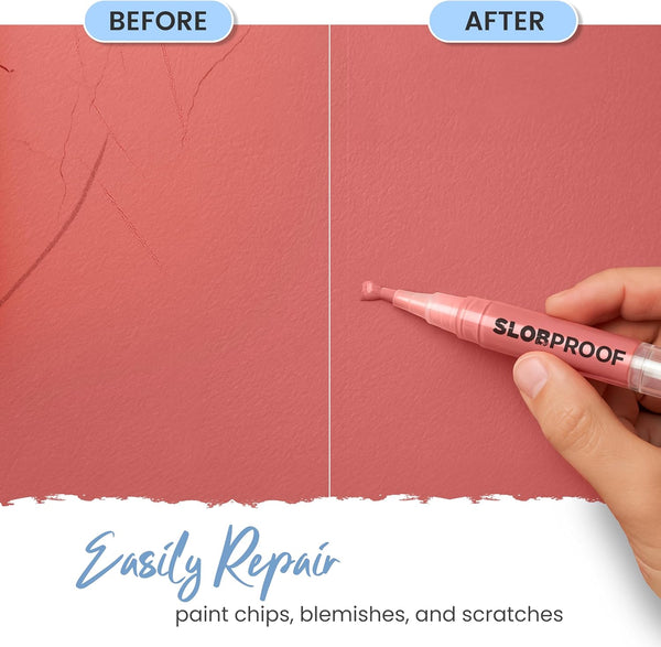 Slobproof Refillable Touch-Up Paint Pen â Mess-Free Wall Repair Tool, Easy Twist Control, Precise Application, Convenient Storage, DIY Home