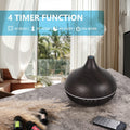 Aroma Diffiser with Essential Oils Set, 550 ML Essential Oil Diffuser with Remote, Ultrasonic Technology Aromatherapy Diffusers Auto Shut-Off for