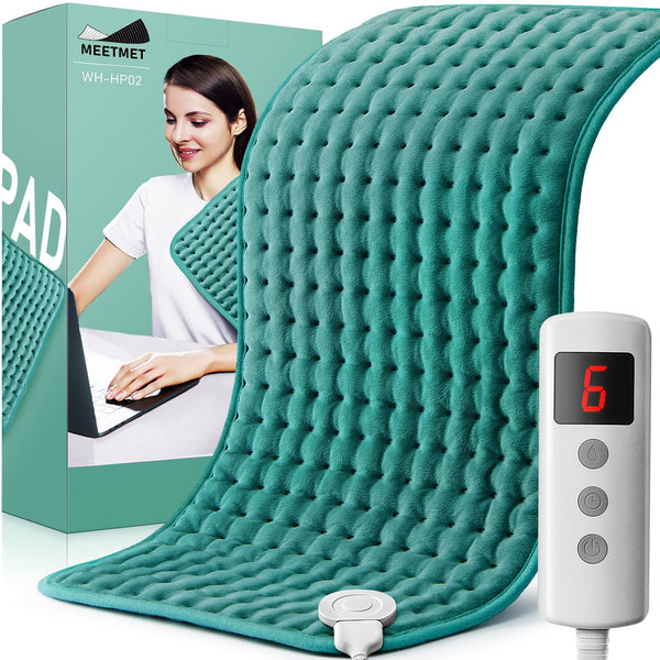 Electric Heating Pads for Back Neck Shoulder Pain Relief, Gifts for Women, Men, Mom, Dad, Christmas, Mothers Day, Fathers Day with Auto Shut off &