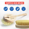 Yerba Prima Tampico Skin Brush (Pack of 1) - Natural Vegetable Fiber Bristles for Dry Skin Brushing