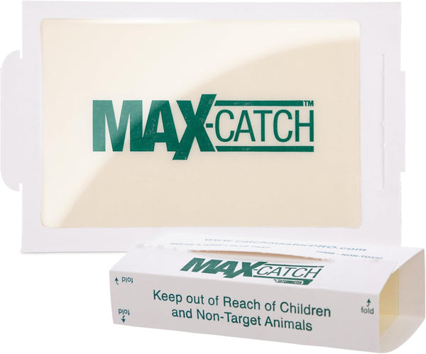 Catchmaster Max-Catch Mouse & Insect Glue Trap 36Pk, Mouse Traps Indoor for Home, Sticky Pest Control Adhesive Tray for Catching Bugs, Non Toxic