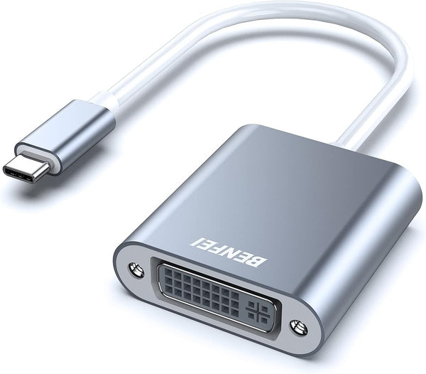 BENFEI USB C to DVI Adapter, Type-C to DVI Adapter [Thunderbolt 3/4 Compatible] with Iphone 15 Pro/Max, Macbook Pro/Air 2023, Ipad Pro, Imac, S23,