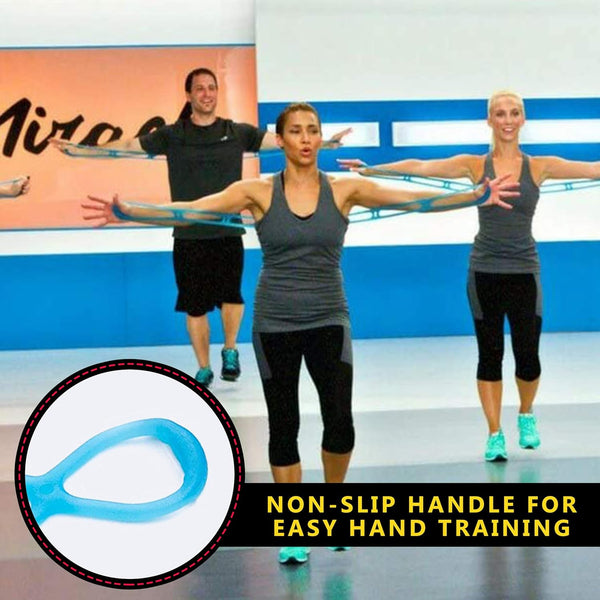 Walk at Home Workout Bands 7 Ring Adjustable Resistance Bands for Working Out Home Workout Walking Exercise Workout Bands Fitness Program Exercise