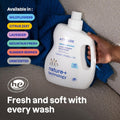 ATTITUDE Liquid Laundry Detergent, EWG Verified Laundry Soap, HE Compatible, Vegan and Plant Based Products, Cruelty-Free, Unscented, 40 Loads,