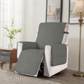 SUBRTEX Recliner Chair Covers Fitted Small Recliner Sofa Slipcovers Seat Width to 25 Inch Reversible Washable Recliner Chair Protector with