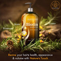 Majestic Pure Biotin Shampoo - Volumizing Shampoo for Hair Loss - with DHT-3 Blocker - Hydrating & Nourishing - Sulfate Free, for Men & Women -