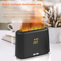 Ultrasonic Aroma Flame Diffuser for Essential Oils, 180Ml Cool Mist Humidifier with Auto-Off Protection, Aromatherapy Diffuser for Home, Office,
