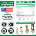 YUMA'S Glucosamine for Dogs - Hip and Joint Supplement for Dogs - 170 Ct - Glucosamine Chondroitin Chews - Joint Pain Relief Supplement with MSM -