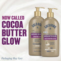 Gold Bond Cocoa Butter Glow Daily Hydrating Lotion with Shea Butter, Cocoa Butter & Coconut Oil, Exfoliating Moisturizer for Dry Skin, 14 oz. 14