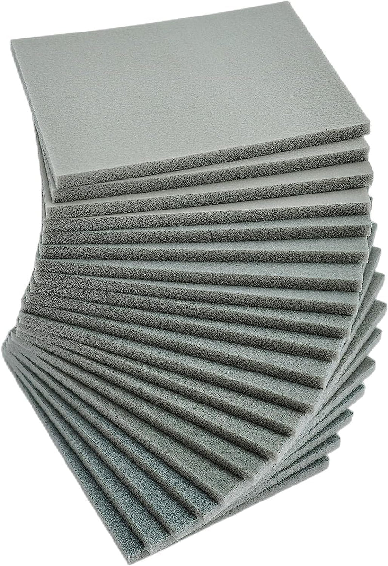 20 Pcs 3 X 4 Inch 600 Grit Sanding Sponge Set, Ultra Fine Sanding Sponges Pads, Soft Foam Hand Sander Block Wet Dry Sandpaper for Model Drywall