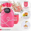 Gifts for Mom - Tea Lovers Gift Basket, Set Includes Temperature Retention Cup 12 Special Blend Teabags & Honey Presented in Beautiful Gift Bag
