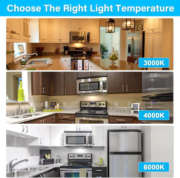 LED Microwave Light Bulb over Stove Appliance 8206232A 40W Incandescent Equivalent, E17 LED Bulb Dimmable for Refrigerator, Range Hood, 3W 380LM