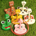 Animal Ring Toss Game Toy Set for Kids, 6 Targets Stands & 36 Rings Combo, Indoor Outdoor Party Yard Family Adults Activity, Birthday Present for