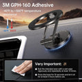 Syncwire Fits MagSafe Car Mount for Car Dash&Tesla Screen[All-Metal] Magnetic Phone Holder, [Flexible Three-axis]360° Rotation Car Mount Strong