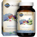 Garden of Life Organics Whole Food Multivitamin for Men, 60 Tablets, Vegan Mens Vitamins and Minerals for Mens Health and Well-Being, Certified