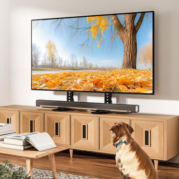 TAVR Universal Table Top TV Stand Base TV Legs for Most 22 32 37 40 42 47 50 55 65 LCD LED Plasma Flat Screen Tvs, Height Adjustable Leg TV