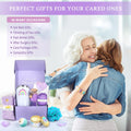 Get Well Soon Gifts for Women, Care Package for Women,Feel Better Gifts for Women 8Pcs Lavender Birthday Gift Baskets for Her Mom, Sister, Female