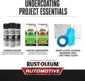 Rust-Oleum 248656 Professional Grade Rubberized Undercoating Spray, 15 Oz, Black