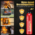 Portable Fire Extinguisher | 4-In-1 Small Fire Extinguisher for Home, Garage, Kitchen, Car | for Electric, Textile and Grease Fires | Non-Toxic,