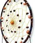 Urdeoms Brown Dream Catchers Tree of Life Boho Dreamcatcher for Bedroom Adult with Feathers and Citrine Crystal Wall Hanging Decor for Home