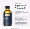 Quicksilver Scientific Liposomal Vitamin C - 1000Mg Buffered Liquid Vitamin C Supplement - Immune + Antioxidant Support - Liposomes for Superior