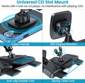 Apps2Car Magnetic CD Phone Holder for Car, anti Shake Magnet CD Slot Phone Mount, Car Truck Accessories, Compatible with Iphone, Samsung & All